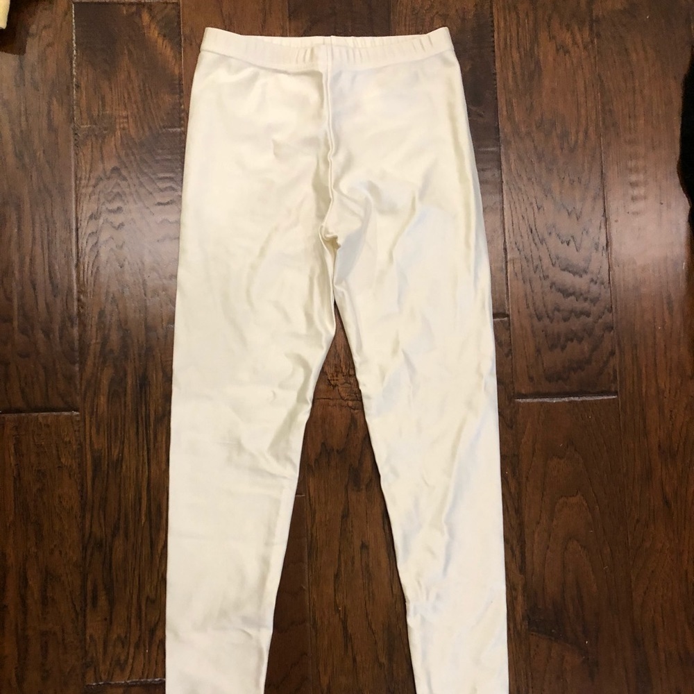Off white Varsity leggings athletics cheer